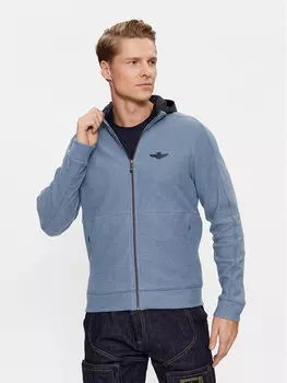 Кардиган стандартного кроя Aeronautica Militare, синий