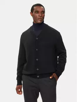Кардиган стандартного кроя Armani Exchange, черный