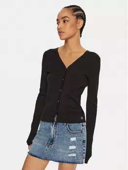 Кардиган стандартного кроя Calvin Klein Jeans, черный