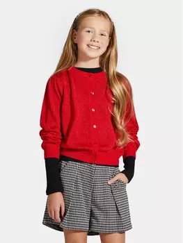 Кардиган стандартного кроя Coccodrillo, красный