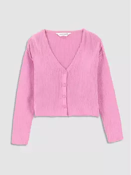 Кардиган стандартного кроя Coccodrillo, розовый