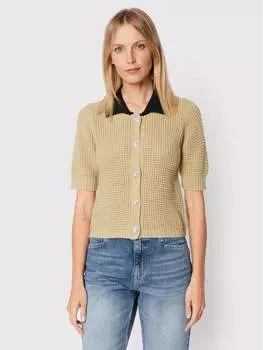 Кардиган стандартного кроя Custommade, бежевый