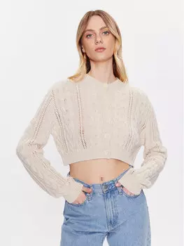 Кардиган стандартного кроя Edited, бежевый