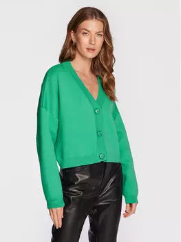 Кардиган стандартного кроя Edited, зеленый