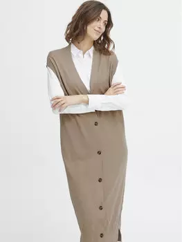 Кардиган стандартного кроя Fransa, бежевый