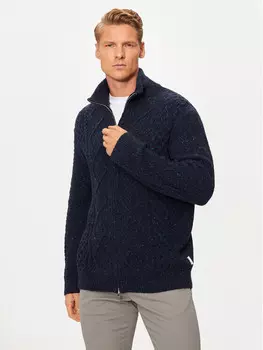 Кардиган стандартного кроя Gant, синий