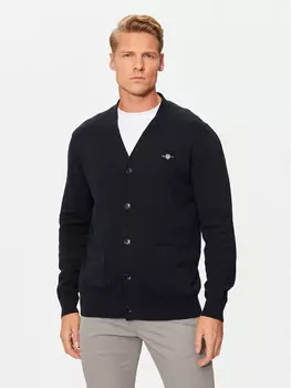 Кардиган стандартного кроя Gant, синий