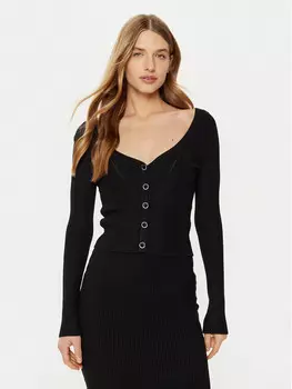 Кардиган стандартного кроя Guess, черный