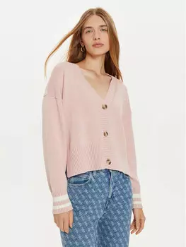 Кардиган стандартного кроя Guess Jeans, розовый