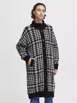 Кардиган стандартного кроя Ichi, черный