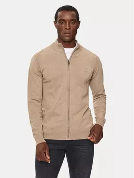 Кардиган стандартного кроя Indicode, бежевый