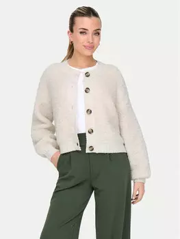 Кардиган стандартного кроя Jdy, бежевый