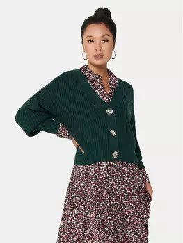 Кардиган стандартного кроя Jdy, зеленый