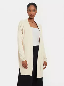 Кардиган стандартного кроя Kontatto, бежевый