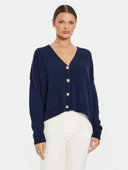 Кардиган стандартного кроя Kontatto, синий