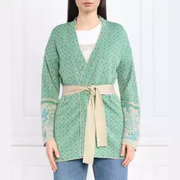 Кардиган стандартного кроя Liu Jo, зеленый