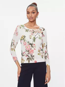 Кардиган стандартного кроя Luisa Spagnoli, белый