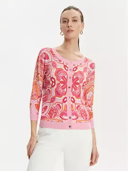 Кардиган стандартного кроя Luisa Spagnoli, розовый