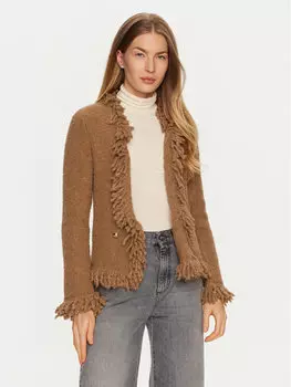 Кардиган стандартного кроя Marella, коричневый