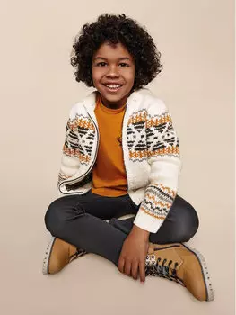 Кардиган стандартного кроя Mayoral, экрю