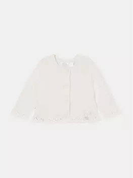 Кардиган стандартного кроя Mayoral, экрю