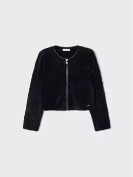 Кардиган стандартного кроя Mayoral, черный