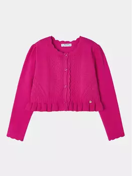 Кардиган стандартного кроя Mayoral, розовый