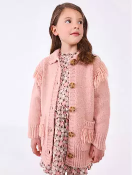 Кардиган стандартного кроя Mayoral, розовый