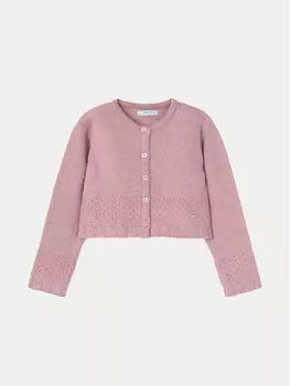 Кардиган стандартного кроя Mayoral, розовый