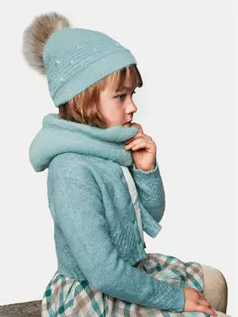 Кардиган стандартного кроя Mayoral, зеленый