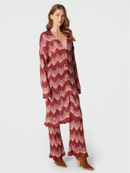 Кардиган стандартного кроя Nkn Nekane, красный