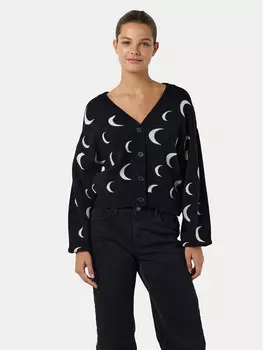 Кардиган стандартного кроя Noisy May, черный