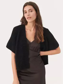 Кардиган стандартного кроя Part Two, черный