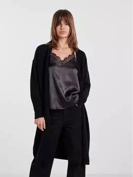 Кардиган стандартного кроя Pieces, черный