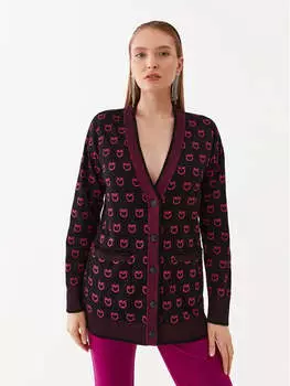 Кардиган стандартного кроя Pinko, черный
