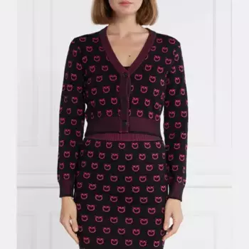 Кардиган стандартного кроя Pinko, черный