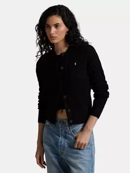 Кардиган стандартного кроя Polo Ralph Lauren, черный
