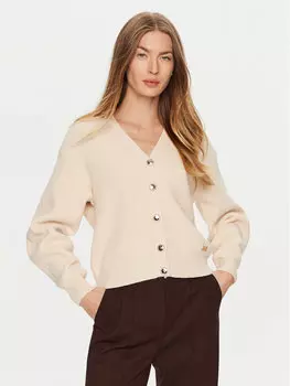 Кардиган стандартного кроя Rinascimento, бежевый