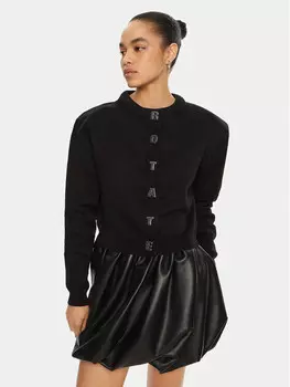 Кардиган стандартного кроя Rotate, черный