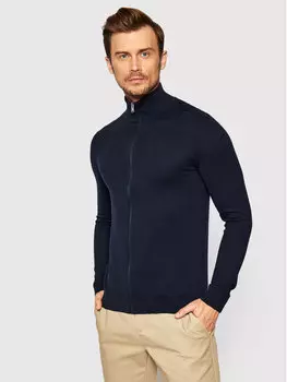 Кардиган стандартного кроя Selected Homme, синий