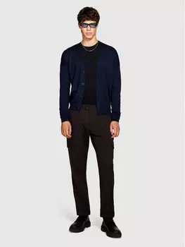 Кардиган стандартного кроя Sisley, синий