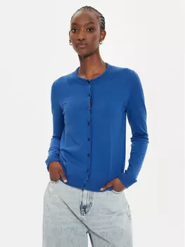 Кардиган стандартного кроя Sisley, синий