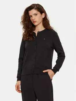 Кардиган стандартного кроя Tommy Hilfiger, черный