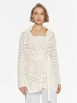 Кардиган стандартного кроя Twinset, бежевый