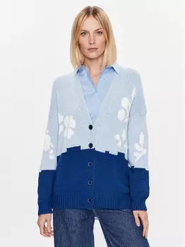 Кардиган стандартного кроя United Colors Of Benetton, синий