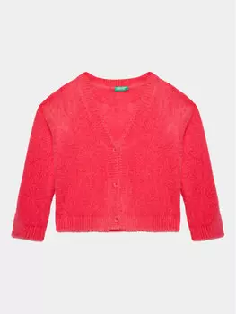 Кардиган стандартного кроя United Colors Of Benetton, розовый
