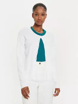 Кардиган стандартного кроя United Colors Of Benetton, белый