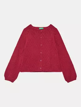 Кардиган стандартного кроя United Colors Of Benetton, розовый