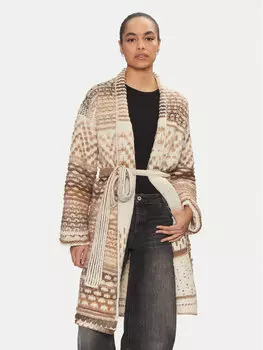 Кардиган стандартного кроя United Colors Of Benetton, бежевый