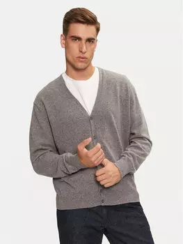 Кардиган стандартного кроя United Colors Of Benetton, серый